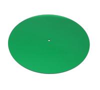 Walfront Mat de Placa Giratoria Acrílica Mat de Récord de Disco No Slip Slater Slipmat Slipmat Mejora de Sonido para un Reproductor de Disco Estándar de 12 Pulgadas (Verde transparente)