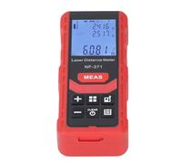 WALFRONT Medidor de Distancia de Nivelación, Herramienta de Medición de Distancia Portátil de 50 M (164 pies), Material ABS TPU, Calibrado Automáticamente para Construcción de Edificios.