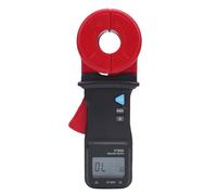 Walfront Medidor de Resistencia de Tierra de Pinza Digital ETCR2100A, 0.01-200Ω, Doble Aislamiento con Caja de Almacenamiento para Telecomunicaciones, Energía Eléctrica, Meteorología