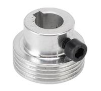 Walfront Mini Engranaje Impulsor de Torno, Rueda de Correa de Motor de Repuesto de Aluminio, Engranaje Ligero y Duradero para MX-210 WM-210 8x16 220x400 220x600 220x750