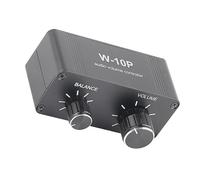 WALFRONT Mini Plan de Audio Estéreo Preamplificador Controlador de Señal sin Pérdidas Portátil para Amantes de la Música con Salida Jack 3.5 Mm