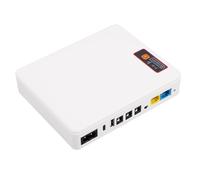 Walfront Mini UPS 20800mAh - Batería de alimentación de emergencia para router módem cámara USB tipo C DC 5V/9V/12V salidas múltiples protege el equipo (enchufe UE)