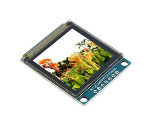 Walfront Módulo de Pantalla a Color Diodo Emisor de Luz Orgánico 128x128 Pantalla de 1,5 Pulgadas SSD1351 Interfaz SPI, a Color Autoluminosa Delgada y Liviana de 6 Bits, Amplias Aplicaciones, con