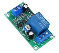 Walfront Módulo de relé de Retardo de Tiempo Plástico NE555 Interruptor Temporizador DC12V Ajustable 0 a 60 Segundos de Retardo Apagado Operación Manual para Electrónica Automotriz y Control del Hogar