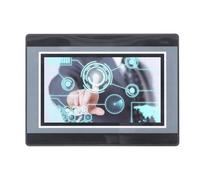 Walfront Módulo de Visualización de Monitor de Pantalla Táctil HMI de 7in PLC 12in 8out 6 3k Contado de Alta Velocidad de Alta Velocidad 38.4KB Controlador Lógico Programable DC24V 5A
