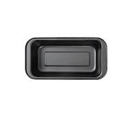 Walfront Molde para Hornear Pasteles, Molde para Hornear Rectangular Antiadherente de Acero Al Carbono, Juego de 3 Piezas para Pasteles y Pan, Ideal para Fiestas y Bodas, 15x8x4,5 Cm