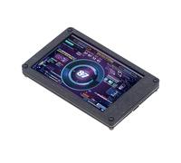 Walfront Monitor de Temperatura con Pantalla IPS USB Mini de 3, 5 Pulgadas con Rotación de 360 Grados, Adecuado para, Compatible con (con línea de Codo Línea de Placa Base)