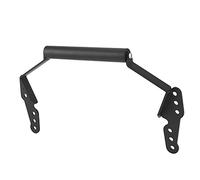 Walfront Motocicleta Estable Conjunto de Montaje de Exceso de Exención para V-Strom DL1000 2014-2019, Soporte del Soporte del Parabrisas del Teléfono Negro de Metal