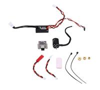 WALFRONT Motor RC ESC Combo para 1/12 1/16 1/18 1/24 RC Crawler Car 50A 2-3S Juego de controlador de velocidad eléctrico con adaptador de enlace WiFi a prueba de agua