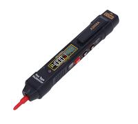 Walfront Multímetro Tipo Bolígrafo Probador de Voltaje Digital Inteligente No Táctil con Pantalla LCD Retroiluminada para Prueba de Frecuencia de Capacitancia de Resistencia de Voltaje