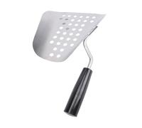 Walfront Pala Rápida para Palomitas de Maíz, Herramienta de Llenado Rápido de Acero Inoxidable Perforado con Cómodo para Uso Doméstico, Restaurantes o Eventos