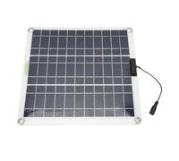Walfront Panel de Carga Solar de 200W, Kit de Controlador de Panel Solar Impermeable, Portátil, para Acampar Al Aire Libre, Senderismo, Carga para Coche, RV, Material ABS