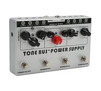 Walfront Pedal de Guitarra Combinación de Procesador de Efectos Múltiples Fuente de Alimentación de 8 Salidas Efecto Tono Bus Overdrive para Transmisión Eléctrica en Vivo Carcasa Metálica Completa,