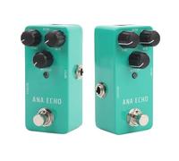 Walfront Pedal de Retardo Analógico, Sonido de Eco de Cinta Cálida, Pedal de Efectos de Guitarra True Bypass para Músicos de Guitarra Eléctrica