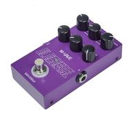 Walfront Pedal de Retardo Digital 9 Tipos de Retardo Pedal de Efectos de Guitarra con Control de Perilla de 9 Efectos TAP HOLD 3000 Ms Estuche de Metal para bajo de Guitarra Eléctrica
