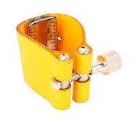 Walfront Piezas de Instrumento de Fiel de Cuero de la Boquilla de Saxofón y Accesorios de Instrumentos de Tono Consistente Rendimiento Optimizado de Artesanía Exquisita Tornillo Ajustable