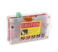 Walfront Placa de Conexión de Fuente de Alimentación ATX, Voltaje Ajustable, Entrada de 13-24 V, Salida de 1,8-10,8 V, Módulo de Conexión ATX con Pantalla LED, Kit de Carcasa Acrílica