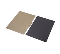 Walfront Placa de Construcción Flexible Hoja de PEI con Textura de Doble Cara con Base Magnética para la Impresora J1s Adhesión Fuerte Base Magnética con Adhesivo 330x225 Mm