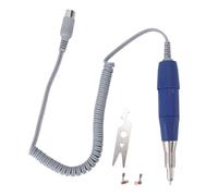 Walfront Potente Taladro de Uñas de 40 W, 40 000 RPM, Micromotor de 100 W, de Pulido Eléctrico con Cepillo de Carbón para Tallado de Joyas en laboratorio.