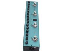 Walfront Procesador de Pedal de Guitarra Digital Multiefectos con 36 Preajustes Editables, Puerta de Ruido, 9 Ranuras de Preamplificador, Ecualizador de 3 Bandas, 3 Modulaciones,