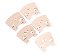 Walfront Puentes de Violín de Madera de Arce, Accesorio de Instrumento Duradero, para Violinistas de Tamaño 4/4, 5 uds.