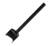 Walfront Punzón Cortador en Forma de V Herramientas Artesanales de Cuero Punzón Cortador Semicircular para Correa Bolso Billetera(25mm)