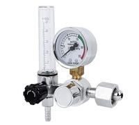 Walfront Regulador de Caudalímetro de Argón de 0-25mpa, Regulador de Presión de Gas de Argón G5 / 8, Caudalímetro de Gas de Soldadura para Soldadura Mig TIG