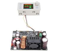 Walfront Regulador de Voltaje Ajustable de CC, Material ABS, Módulo de Fuente de Alimentación de 1750 W 25 A con Pantalla Digital de 1,8 Pulgadas para Experimentos de Laboratorio y Proyectos