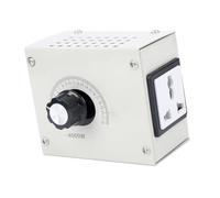 Walfront Regulador Electrónico de 4000 W, Controlador Multifuncional para Voltaje, Velocidad y Temperatura con Tiristor de Alta Potencia, Adecuado para Varios Electrodomésticos (Enchufe de la UE)