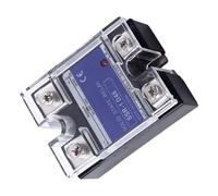 Walfront Relé de Estado Sólido de una Sola Fase para Automatización Industrial, Material de ABS, Disipación de Calor Eficiente, Entrada de 3-32VDC, Carga de 24-480 VAC, Perfecta para la Regulación