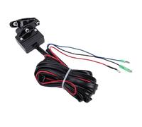 WALFRONT Relé de Solenoide de Cabrestante, Interruptor de Cabrestante ATV para ATV UTV, Kit de Arnés de Control de Potencia de 12V 250A con Soporte de Montaje y Cables para Cabres