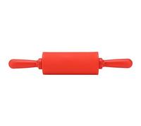Walfront Rodillo de Amasar Rodillo de Masa de Silicona Antiadherente con Estilo Madera PP 23 Cm Tamaño Compacto Agarre Fácil de Limpiar para Pastelería Galletas Pasta Hornear en la Cocina Casera