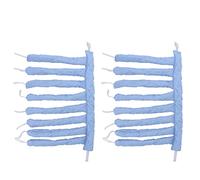 WALFRONT Rodillo de Banda para la Cabeza de Rizado de Cabello sin Calor sin Rizadores de Calor para Mujeres Herramienta de Estilo para Niñas con Tela Amigable para la Piel para Facilitar la (BLUE)