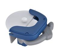 Walfront Rueda de Disco para Pizza, Cortador Rodante de Acero Inoxidable con una Sola Mano para Pizzas, Pasteles, Gofres, Diseño Ergonómico, Protección Segura de la Hoja