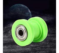 WALFRONT RUEDA TENSORA DESLIZADORA DE RODILLOS DE CADENA con Rodamientos DE Alta Resistencia para Mini Bike y ATV 10MM (GREEN)