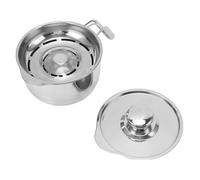 Walfront Separador de Huevos, Cubo Separador de Clara y Yema de Huevo de Acero Inoxidable con Tapa, Herramienta Ideal para Cocinar y Hornear (Tipo 1)