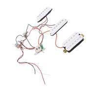 Walfront Set de Pastillas SSH (2 Single Coil y 1 Humbucker) de Alta Sensibilidad, con Circuitos de Control de Tono y Volumen, para Reemplazo en Guitarra eléctrica.