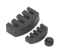 WALFRONT Silenciador para Violonchelo y Violín, Goma Suave, Juego de Silenciador para Práctica, Incluye 1 Garra y 1 Redondo, Ideal para Tocar Tranquilamente por la Noche