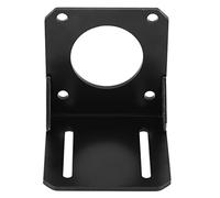 Walfront Soporte de Montaje de Motor Paso a Paso NEMA23 Soporte de Motor de Acero Inoxidable Negro 6,8 X 6,8 X,5 Cm Fácil Instalación Ajuste Estable para Impresora 3D Reemplazo de de 57 Pasos