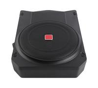 Walfront Subwoofer Activo Delgado de 10 Pulgadas con Flujo de 800 W para el de Sonido del Automóvil, Debajo del Subwoofer para Vehículo, Construcción de Aluminio, Negro, 1 Controlador