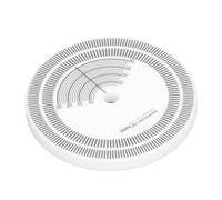 Walfront Tacómetro de Calibración de Disco Estroboscópico de Plataforma Giratoria, A..., con Tapete de Disco Estroboscópico, para Detección de Velocidad de Rotación