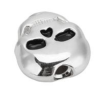 Walfront Tapa de Clavija de Afinación de 6 Uds, Botón de Afinación con Diseño de Calavera de para Guitarra Folclórica Eléctrica, Protege las Perillas con Estilo, Ideal para Músicos (SILVER)