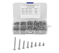 Walfront - Tornillo autorroscante (800 unidades, 4 - 20 mm)