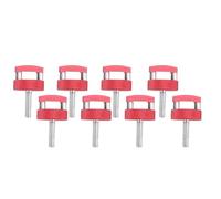 Walfront Tornillo de Mariposa de Liberación Rápida para JK, Sujetadores Superiores Rígidos de Aleación de Aluminio con Anillo en D, Fácil Instalación y Desmontaje para los Modelos JK y JL (rojo)