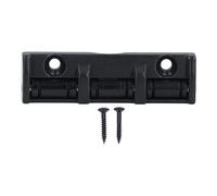 Walfront Tuerca de Rodillo de Guitarra Eléctrica 43 Mm de 6 Cuerdas Reemplazo de Tuerca de Rodillo de Metal Duradero para Guitarras Eléctricas con Estabilidad de Ajuste Lisa y Vida útil (BLACK)