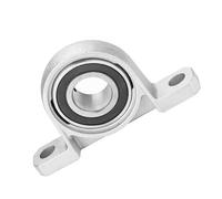 Walfront Unidad de Rodamiento de Chumacera Rodamiento Montado en Aleación de Zinc con Collar de Bloqueo de Tornillo de Fijación 8 Mm 10 Mm 12 20 Listo para Montar para Equipos de Energía Eléctrica