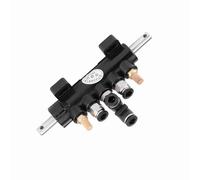 WALFRONT Válvula de Aire con Control de Pie, Aleación de Aluminio, Fácil Instalación, Diseño Duradero, Adecuada para Cambiadores de Neumáticos con Diámetro de Tubería de 8 Mm (4)