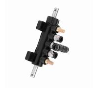 Walfront Válvula de Aire con Control de Pie Válvula de Pedal de Aleación de Aluminio Diámetro de Tubo de 8 Mm con 2 Silenciadores Control de Aire Preciso Fácil Instalación para Cambiador de (3)