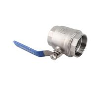 Walfront Válvula de Bola, Válvula de Puerto Completo de 2 Pulgadas de Alta Resistencia de Acero Inoxidable para Agua y Aceite con Fácil Operación