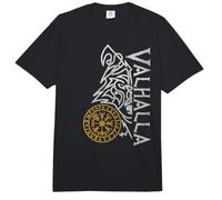 Walhalla - Máscara de Lobo Odin Runas, brújula nórdica, Vikingo Comfort Colors Adult Heavyweight T-Shirt